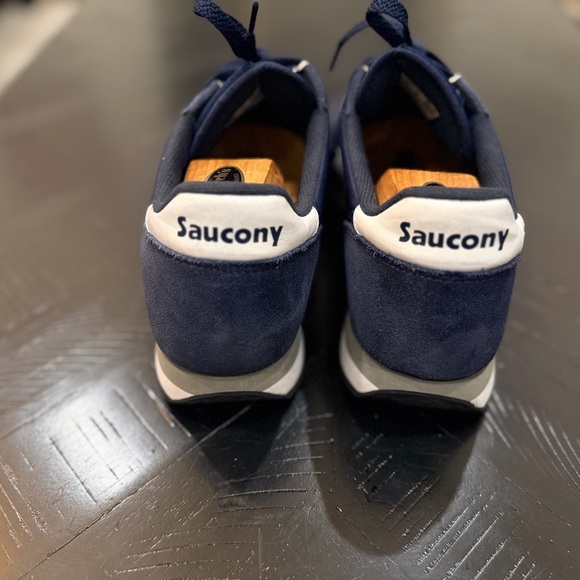 Saucony Men's Jazz Dark Blue and White Sneakers - Picture 3 of 5